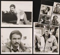 3d008 LOT OF 7 BURT REYNOLDS STILLS '70s lots of great images of the star!