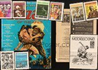 3d045 LOT OF 11 FAN AND COMIC MAGAZINES AND NEWSPAPERS '70s cool Tarzan of the Apes comic book!