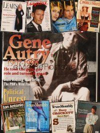 3d048 LOT OF 9 MISCELLANEOUS MAGAZINES '86 - '99 Cowboy, Esquire, Elle, Texas Monthly & more!