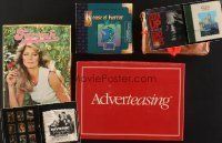 3d054 LOT OF 9 PROMO ITEMS '80s-90s lots of cool stuff including Farrah Fawcett jigsaw puzzle!
