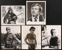 3d010 LOT OF 5 ROBERT REDFORD STILLS '60s great images of the handsome leading man!
