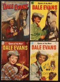 3d022 LOT OF 4 DALE EVANS COMIC BOOKS '50-54 great images of the Queen of the West!