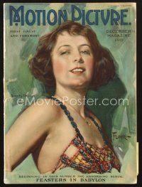 3d097 MOTION PICTURE magazine December 1922 artwork of sexy Dorothy Phillips by Florhi!