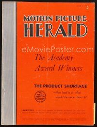 3d088 MOTION PICTURE HERALD exhibitor magazine April 2, 1955 Errol Flynn in The Warriors!
