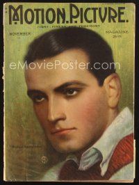 3d096 MOTION PICTURE magazine November 1922 artwork portrait of Richard Barthelmess by Roseland!