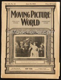 3d071 MOVING PICTURE WORLD exhibitor magazine June 19, 1915 John Barrymore in The Dictator!