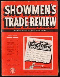 3d085 SHOWMEN'S TRADE REVIEW exhibitor magazine February 13, 1954 sexiest Cleo Moore in Bait!