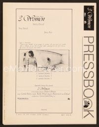 3d132 3 WOMEN pressbook '77 directed by Robert Altman, Shelley Duvall, Sissy Spacek, Janice Rule