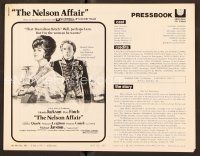 3d187 NELSON AFFAIR pressbook '73 Glenda Jackson, Peter Finch, the love that defied the world!