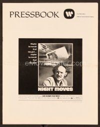 3d190 NIGHT MOVES pressbook '75 Gene Hackman, Susan Clark, James Woods, directed by Arthur Penn!