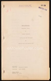 3d255 TERROR ABOARD continuity & dialogue script January 31, 1933, working title Dead Reckoning!