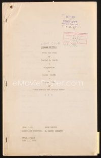 3d238 GUILTY AS HELL final draft script June 11, 1932, working title Riddle Me This!