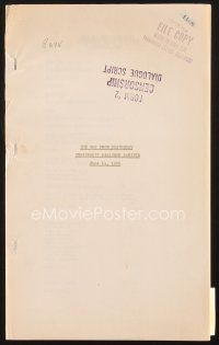 3d242 MAN FROM YESTERDAY censorship dialogue script Jun 11, 1932 screenplay by Oliver H.P. Garrett