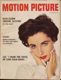 3d040 LOT OF 10 MOTION PICTURE MAGAZINES '58 Janet Leigh, Liz Taylor, Natalie Wood, Doris Day