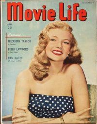 3d032 LOT OF 10 MOVIE LIFE MAGAZINES '49 Liz Taylor, Doris Day, Frank Sinafra, Shirley Temple