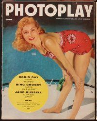 3d037 LOT OF 12 PHOTOPLAY MAGAZINES magazine'55 Liz Taylor, Doris Day, Kim Novak, Grace Kelly & more