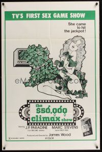 3e004 $50,000 CLIMAX SHOW 1sh '75 TV's 1st sex gameshow, she came to hit the jackpot!