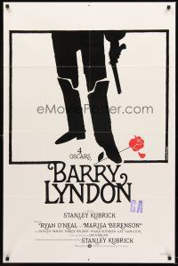 3e063 BARRY LYNDON int'l 1sh '75 Stanley Kubrick, Ryan O'Neal, historical romantic war melodrama!