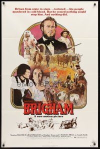 3e111 BRIGHAM 1sh '77 Maurice Grandmaison in the title role as Brigham Young!