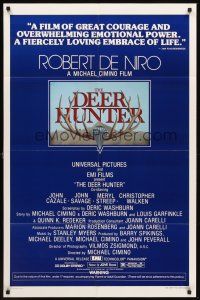 3e235 DEER HUNTER 1sh '78 directed by Michael Cimino, Robert De Niro, Christopher Walken