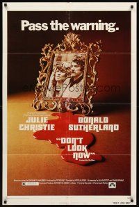 3e266 DON'T LOOK NOW 1sh '74 Julie Christie, Donald Sutherland, directed by Nicolas Roeg!