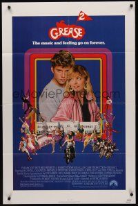3e433 GREASE 2 1sh '82 Michelle Pfeiffer in her first starring role, Maxwell Caulfield