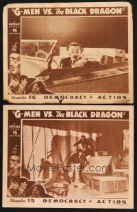 3f972 G-MEN VS. THE BLACK DRAGON 2 chapter 15 LCs '43 Republic serial, Democracy in Action!