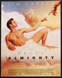 3f050 BRUCE ALMIGHTY 9 color 11x14 stills '03 Morgan Freeman as God & Jim Carrey in title role!