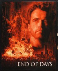3f022 END OF DAYS 10 color 11x14 stills '99 Arnold Schwarzenegger, Robin Tunney, Gabriel Byrne!