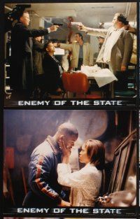 3f023 ENEMY OF THE STATE 10 color 11x14 stills '98 cool images of Will Smith & Gene Hackman!