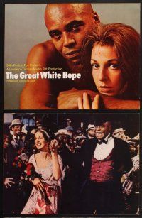 3f058 GREAT WHITE HOPE 9 color 11x14 stills '71 boxing biography, Jane Alexander, James Earl Jones!
