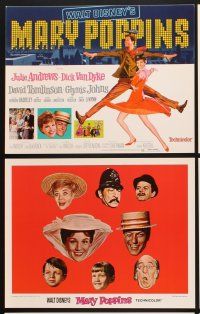 3f071 MARY POPPINS 9 11x14 stills R80 Julie Andrews & Dick Van Dyke in Walt Disney musical classic!