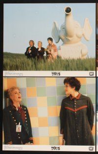 3f792 TOYS 8 color 11x14 stills '92 Robin Williams, Joan Cusack, directed by Barry Levinson!