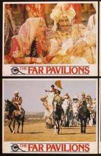 3f311 FAR PAVILIONS 8 English LCs '84 Ben Cross, Amy Irving, Christopher Lee in India!