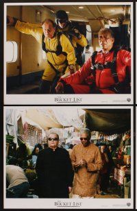 3f211 BUCKET LIST 8 LCs '07 directed by Rob Reiner, smilin' Jack Nicholson & Morgan Freeman!