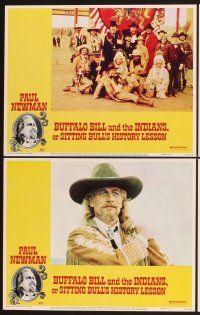 3f213 BUFFALO BILL & THE INDIANS 8 LCs '76 Burt Lancaster, Paul Newman as William F. Cody!
