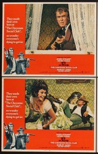 3f232 CHEYENNE SOCIAL CLUB 8 LCs '70 Jimmy Stewart & Henry Fonda & ladies of the night!