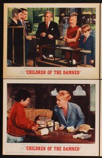 3f234 CHILDREN OF THE DAMNED 8 LCs '64 beware the creepy kid's eyes that paralyze!