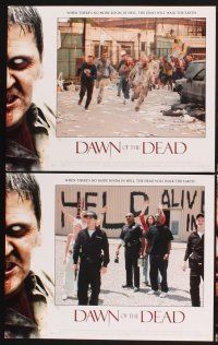 3f271 DAWN OF THE DEAD 8 LCs '04 When there's no more room in Hell the dead walk the Earth!