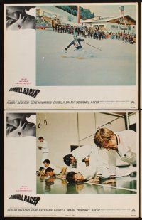 3f295 DOWNHILL RACER 8 LCs '69 Robert Redford, Camilla Sparv, great skiing images!