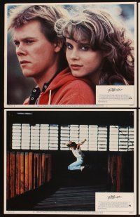 3f331 FOOTLOOSE 8 LCs '84 teenage dancer Kevin Bacon has the music on his side!