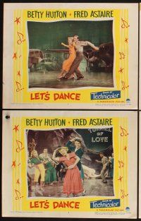 3f478 LET'S DANCE 8 LCs '50 great images of dancing Fred Astaire & Betty Hutton!