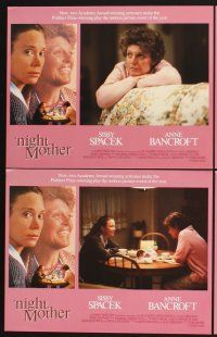 3f556 NIGHT MOTHER 8 LCs '86 great images of Sissy Spacek & Anne Bancroft!