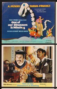 3f085 ONE OF OUR DINOSAURS IS MISSING 9 LCs '75 Walt Disney, Peter Ustinov, a funky fossil frolic!