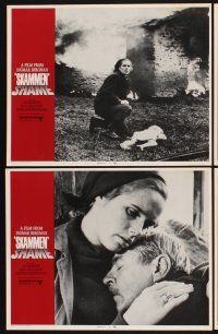 3f674 SHAME 8 LCs '69 Ingmar Bergman's Skammen, Liv Ullmann, Max Von Sydow!