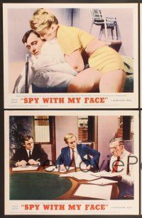 3f931 SPY WITH MY FACE 4 LCs '66 Robert Vaughn, Man from UNCLE, sexy Sharon Farrell!