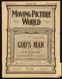 3g058 MOVING PICTURE WORLD exhibitor magazine April 28, 1917 Fairbanks, 2 Barrymores, Arbuckle
