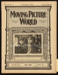 3g053 MOVING PICTURE WORLD exhibitor magazine November 1, 1913 1st Robin Hood, Slave of Satan!