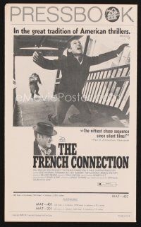 3g177 FRENCH CONNECTION pb '71 Gene Hackman in movie chase climax, directed by William Friedkin!