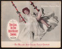 3g181 GIRL IN THE RED VELVET SWING pressbook '55 sexy Joan Collins as Evelyn Nesbitt Thaw!
